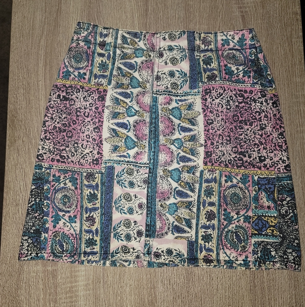 Women's Bongo Vintage 80's Denim Skirt Size 9